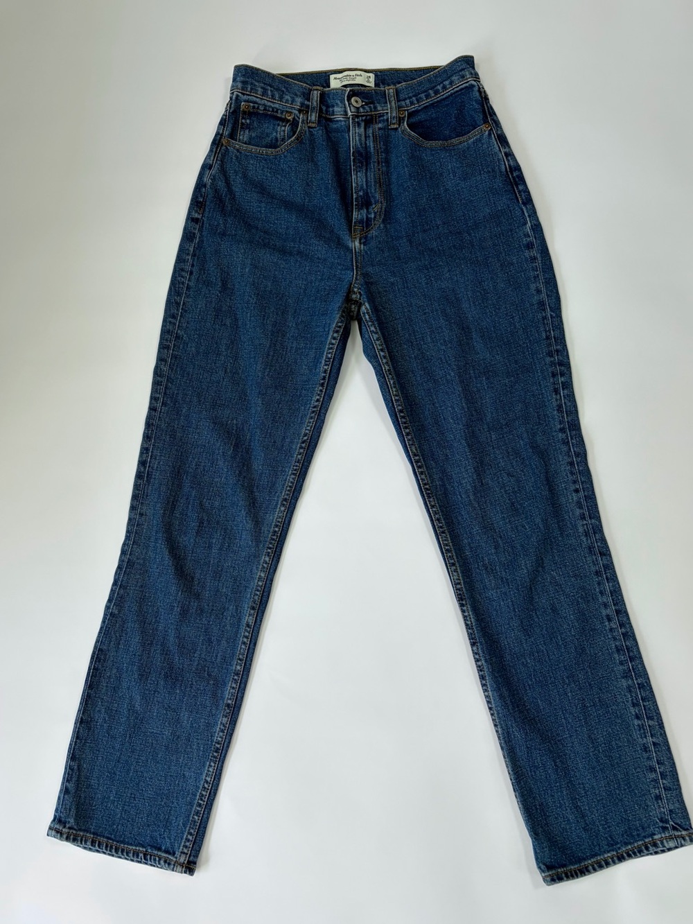 Abercrombie & Fitch The Ankle Straight Ultra High Rise Curve Love 26/2L